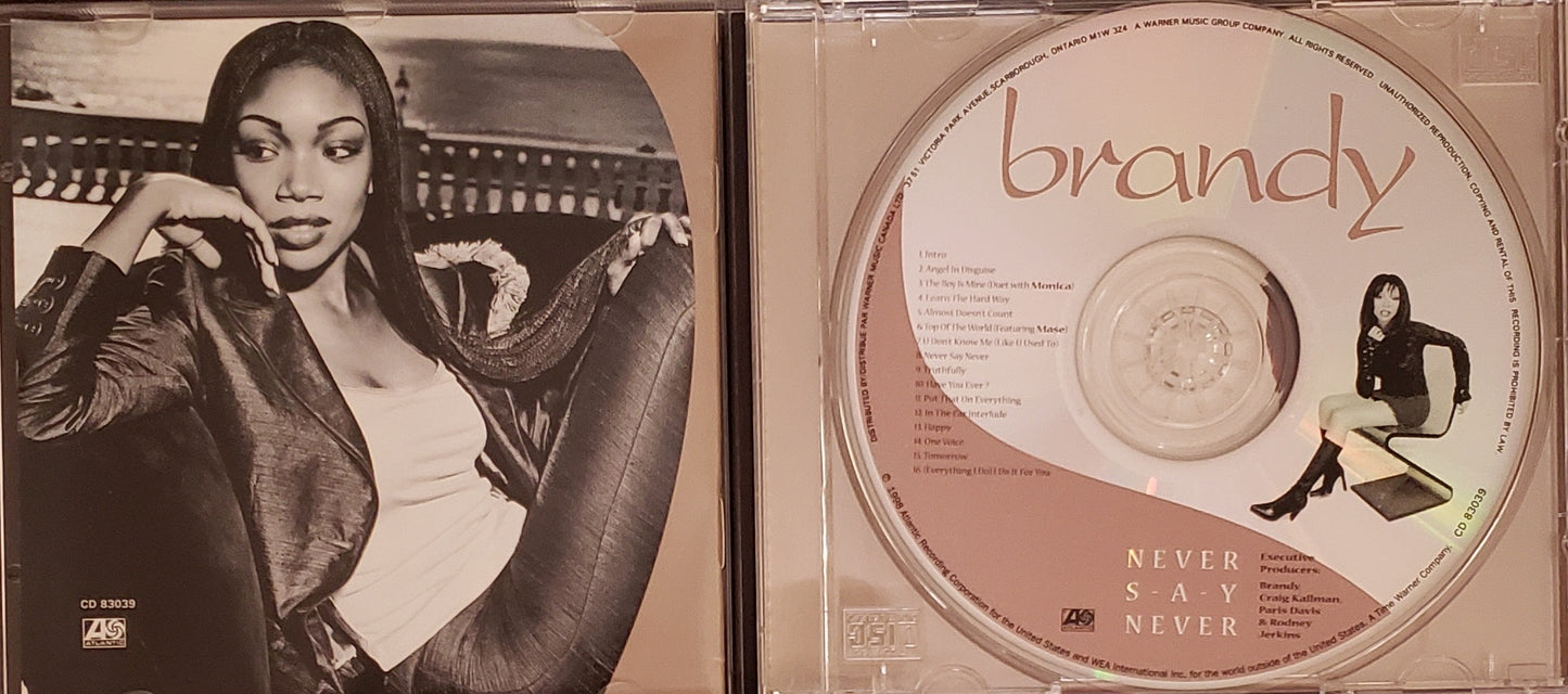 Brandy "Never Say Never (Audio CD)
