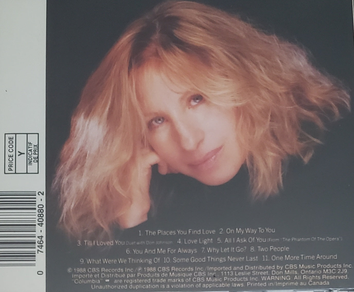 BARBRA STREISAND "Till I Loved You" (Audio CD)
