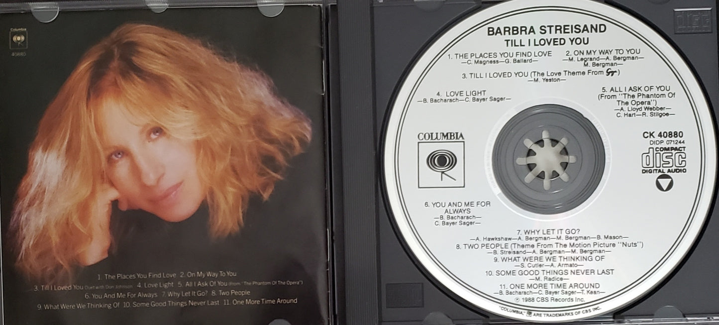 BARBRA STREISAND "Till I Loved You" (Audio CD)