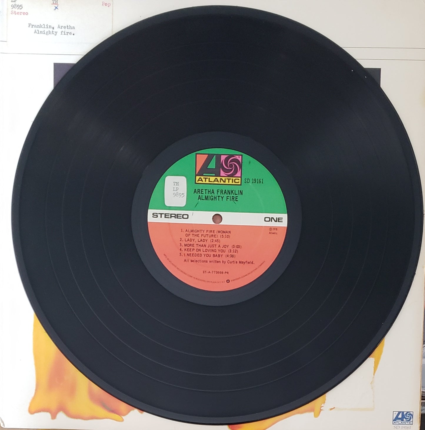 Aretha Franklin "Almighty Fire" (Vinyl LP Album)