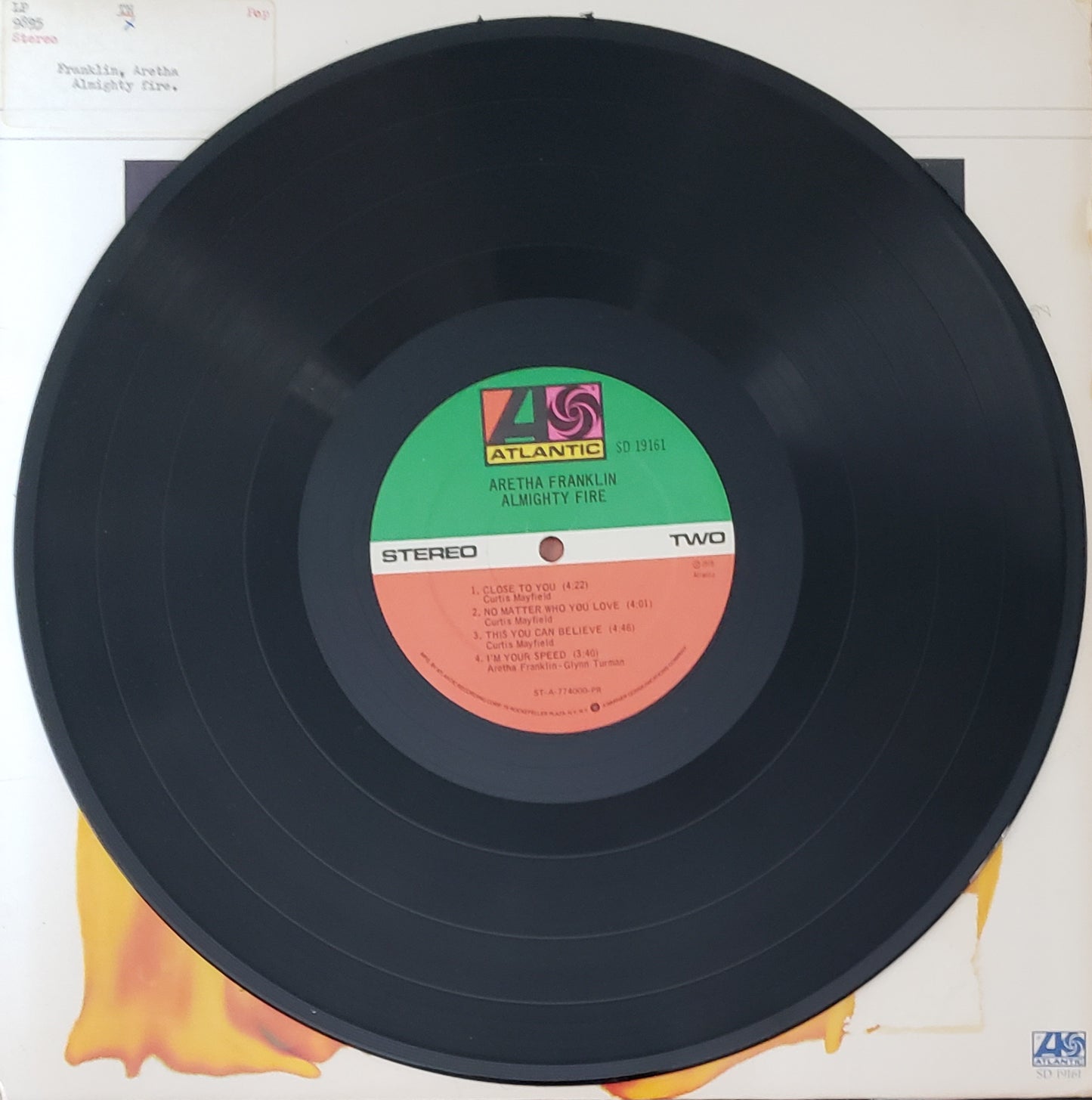 Aretha Franklin "Almighty Fire" (Vinyl LP Album)