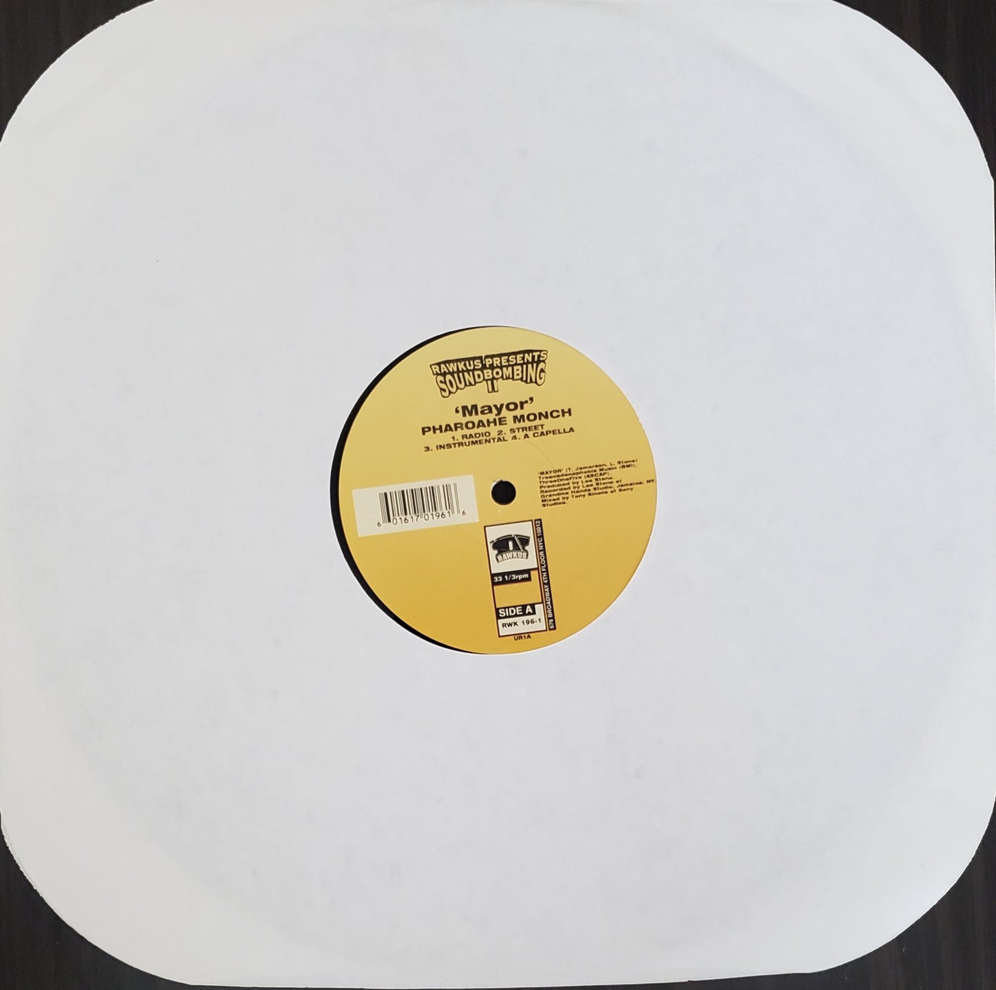 Soundbombing 2 Pharoahe Monch/Sadat X & Grand Puba/Mayor/7XL (12" LP Vinyl) RARE!!