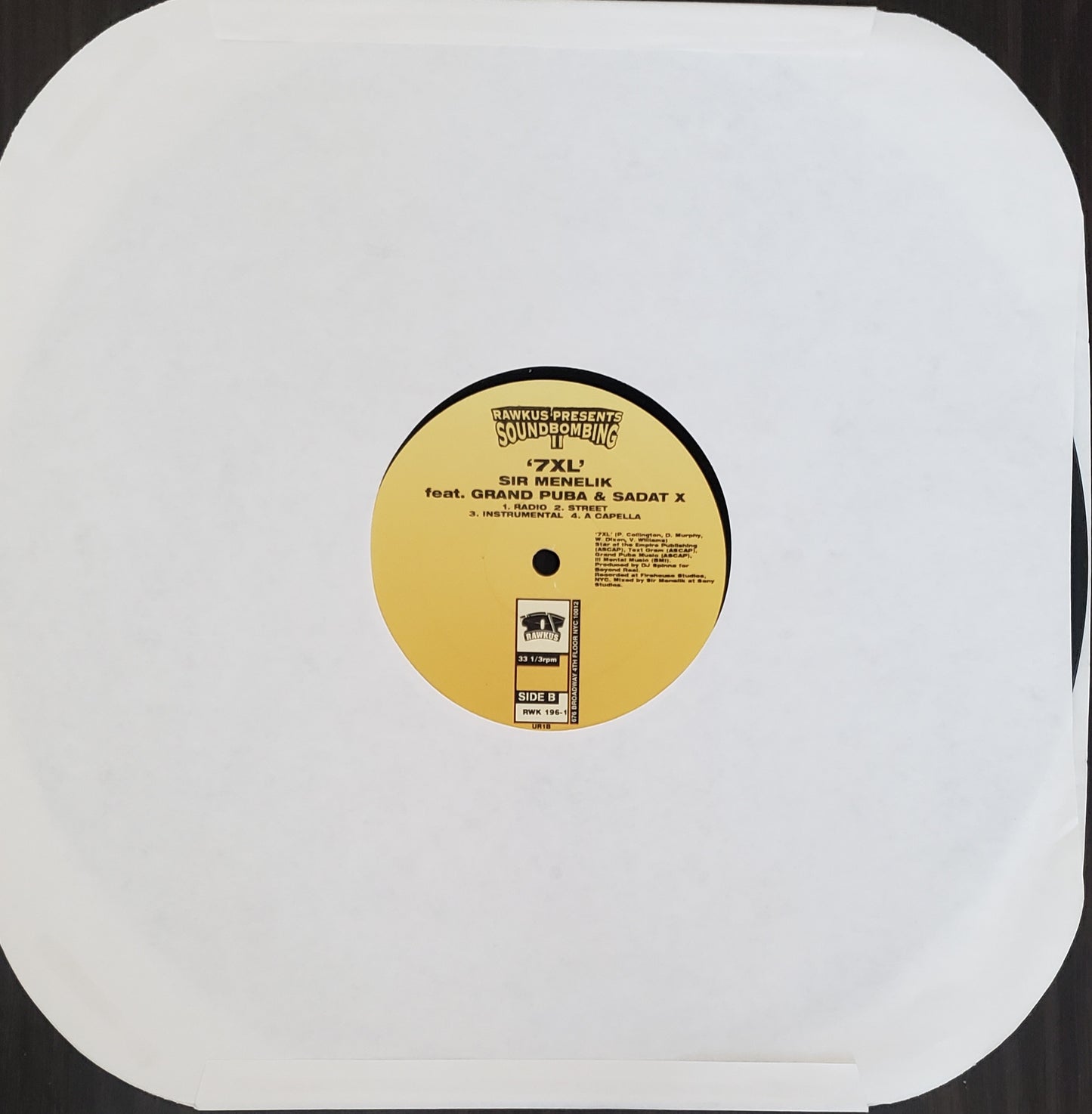 Soundbombing 2 Pharoahe Monch/Sadat X & Grand Puba/Mayor/7XL (12" LP Vinyl) RARE!!
