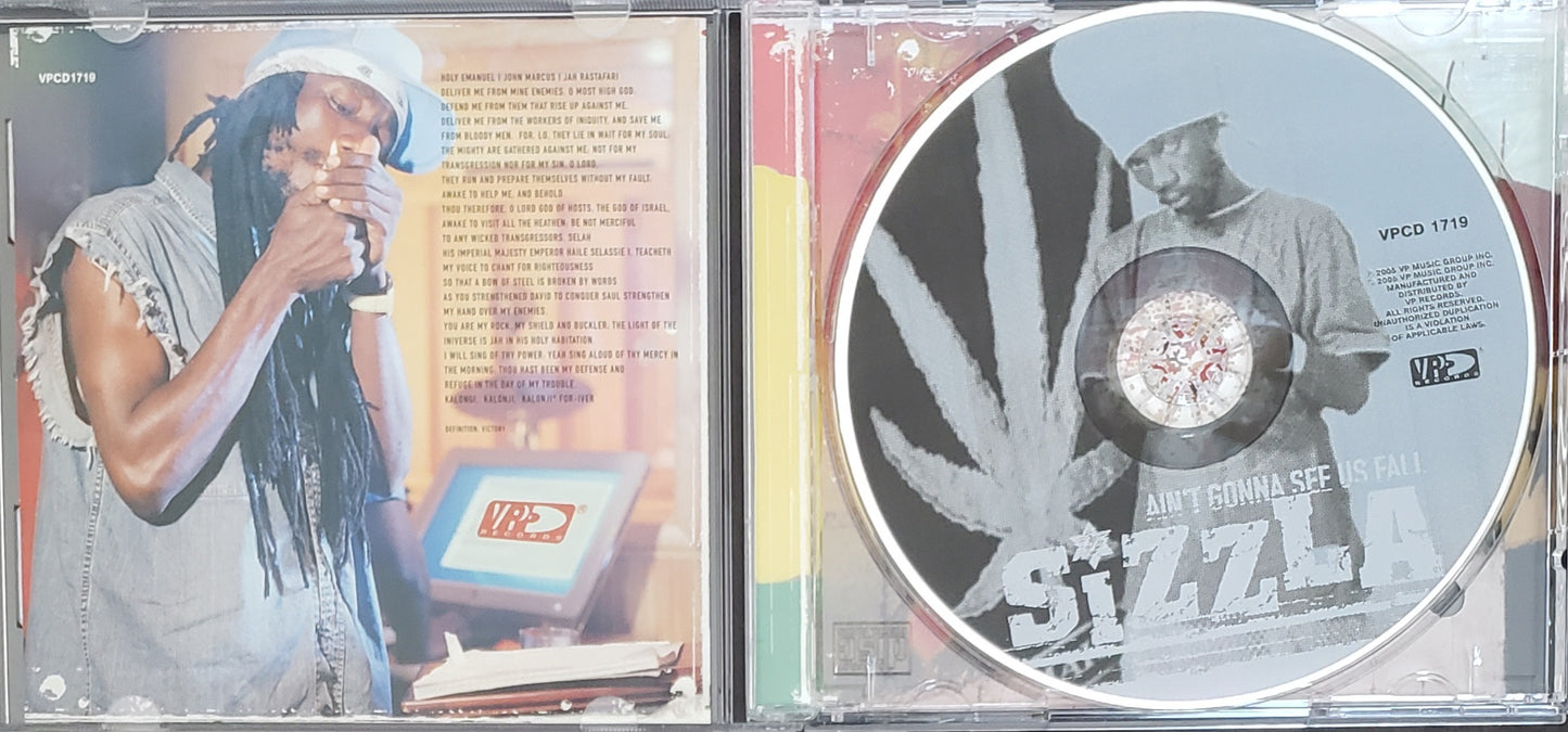 SIZZLA "Ain't Gonna See Us Fall" (CD Album)