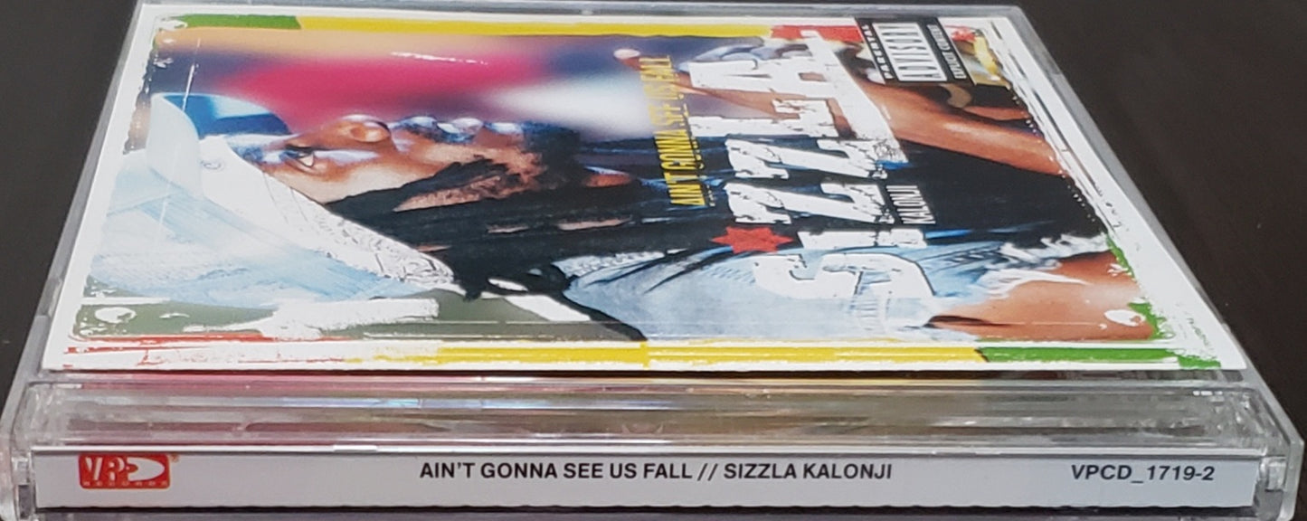 SIZZLA "Ain't Gonna See Us Fall" (CD Album)