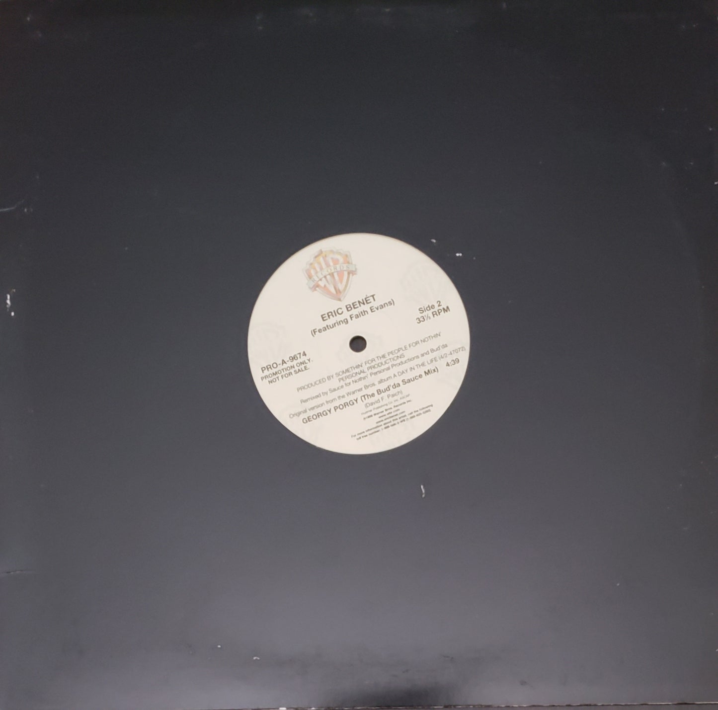 Eric Benet Ft. Faith Evans Georgy Porgy (12" LP Vinyl)