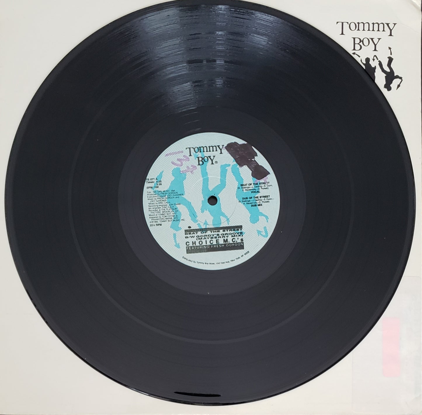 CHOICE M.C.'s "Beat Of The Street/Gordy's Groove"(12" Vinyl)VINTAGE