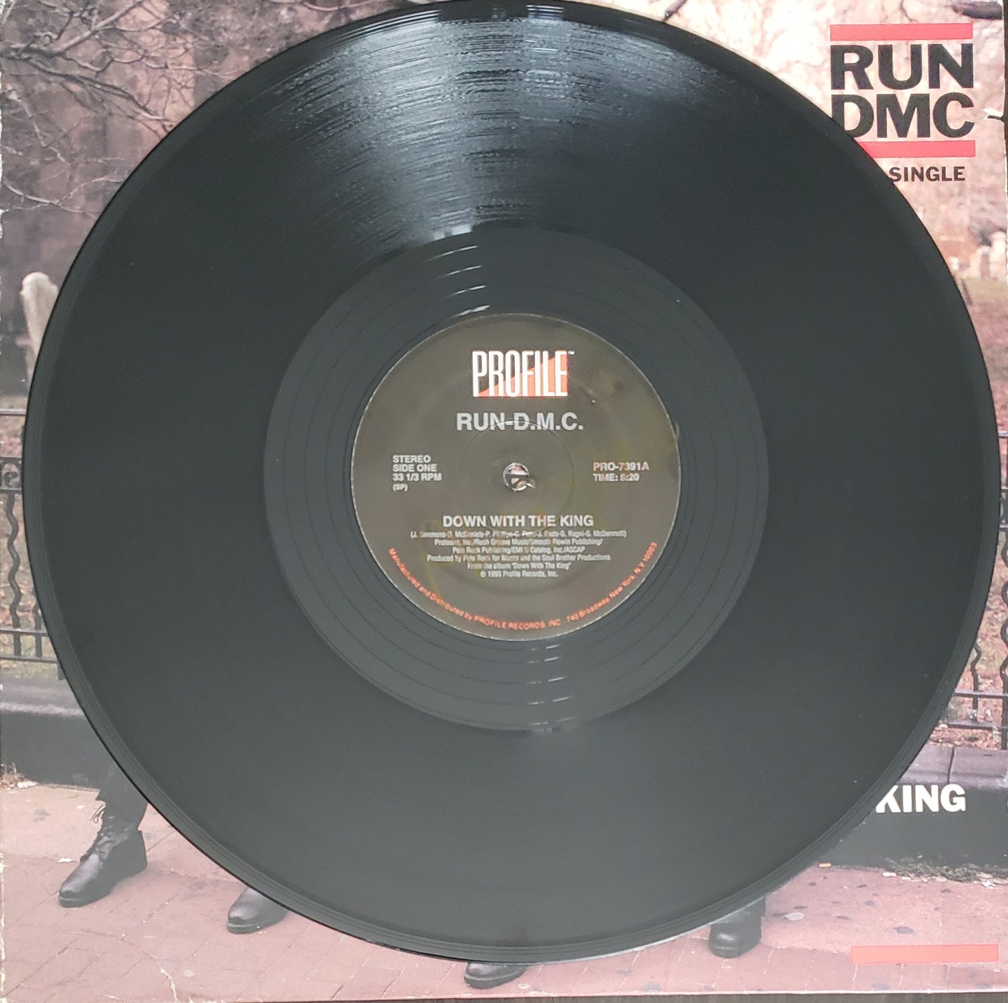 RUN DMC "Down With The King" (12" Vinyl) VINTAGE!!