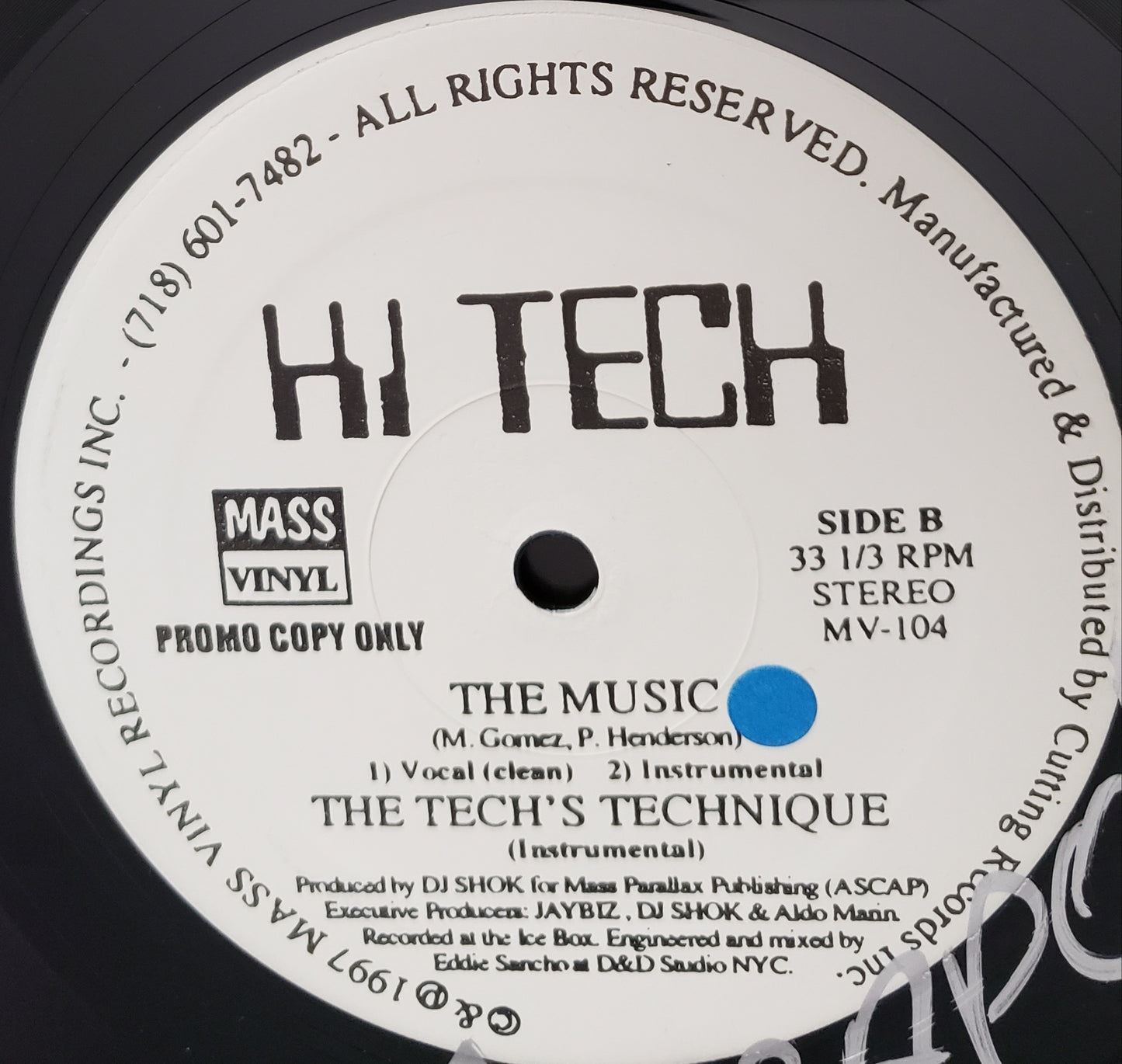 HI TECH "ALL TIME EINSTEIN/TECHNIQUE/THE MUSIC (12" Vinyl)RARE!!