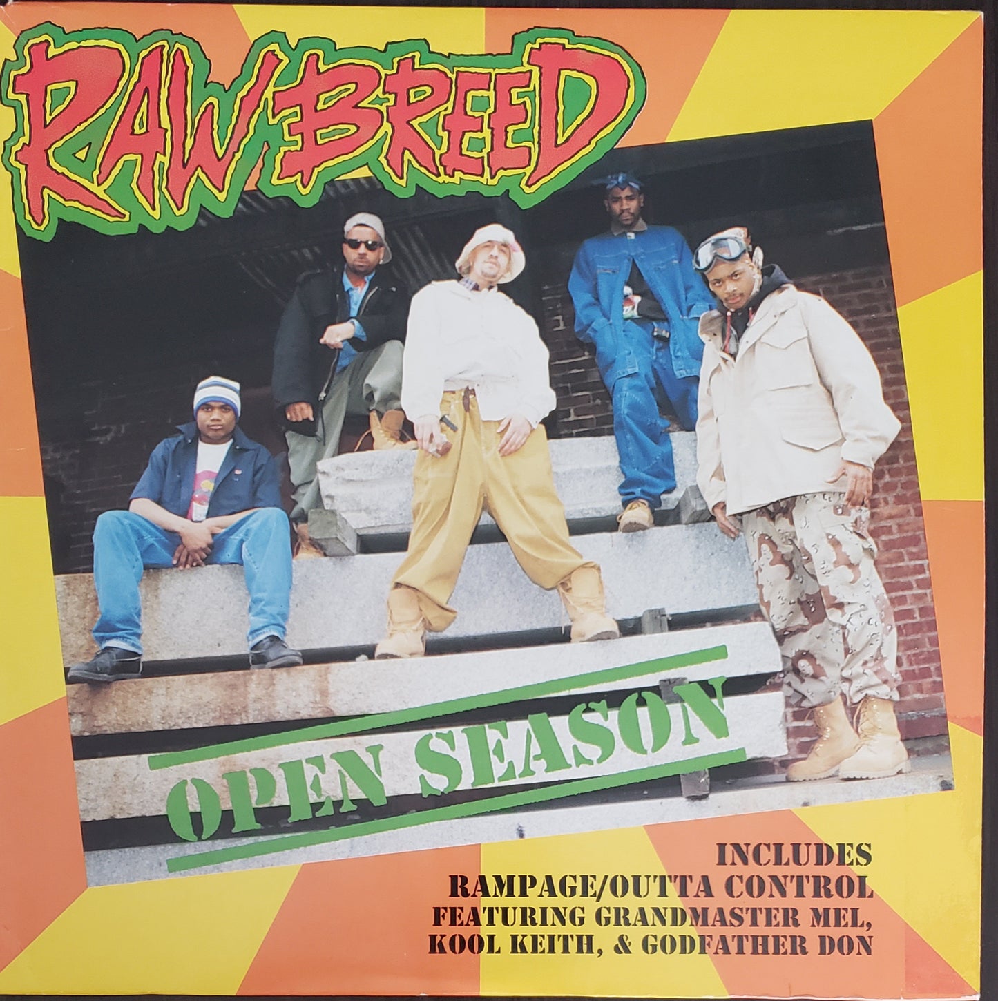 Raw Breed "Open Season/Rampage/Outa Control"(12" Vinyl) VINTAGE!!