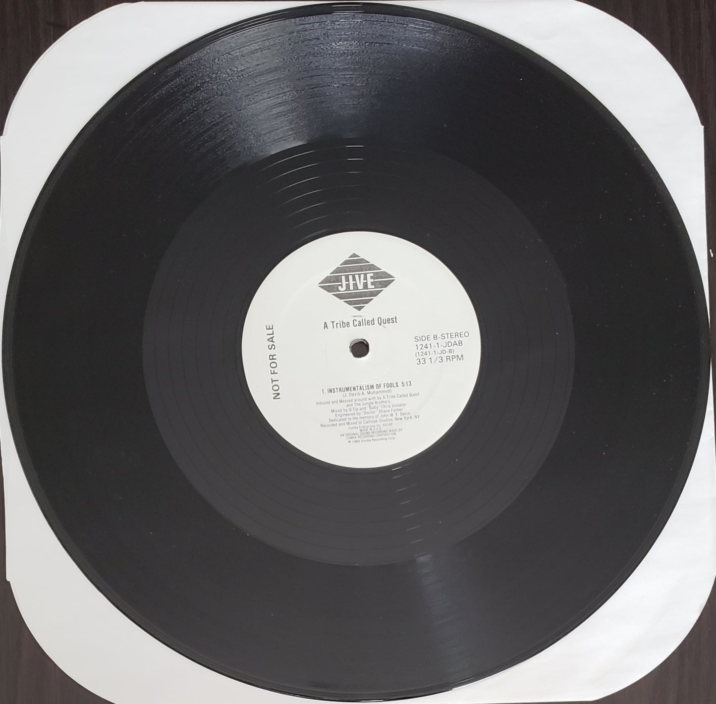 A Tribe Called Quest "Description Of A Fool" (12" Vinyl) VINTAGE-RARE!!