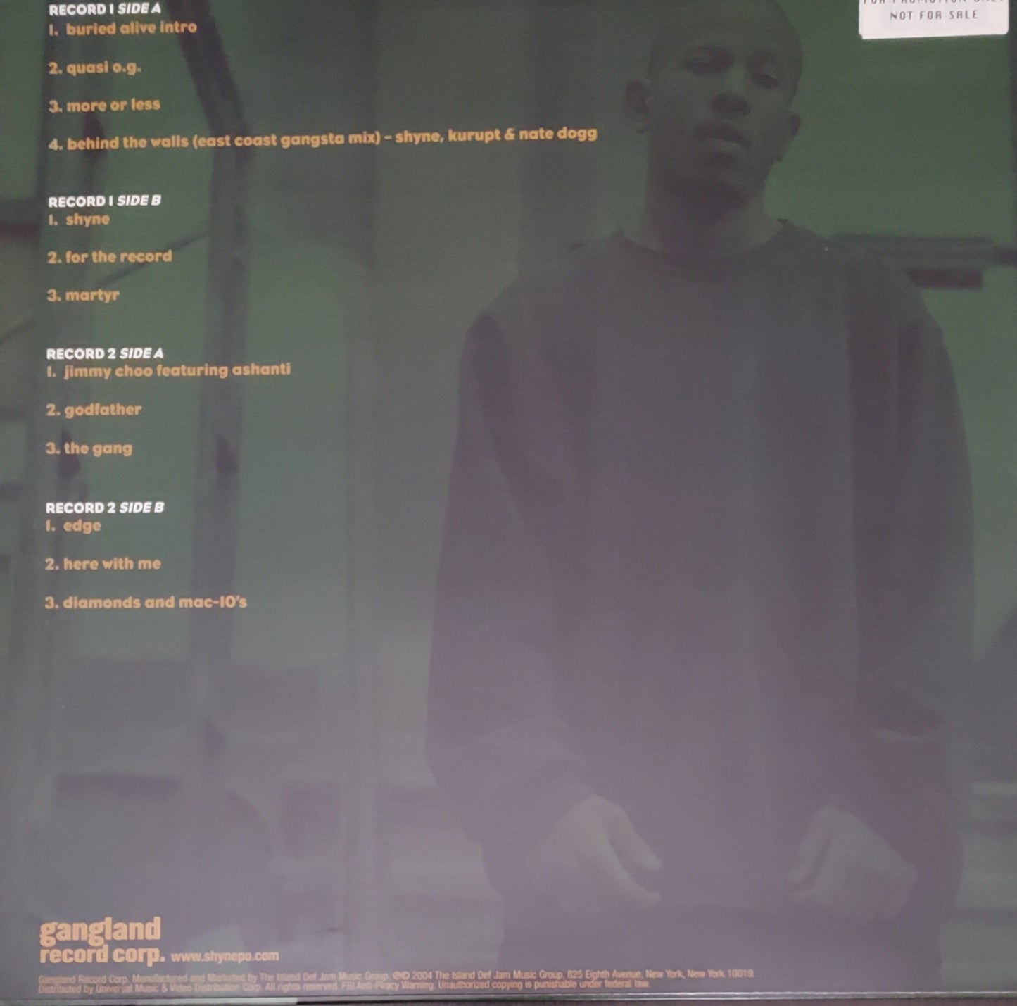 Shyne "Godfather Buried Alive" (2X LP Album)