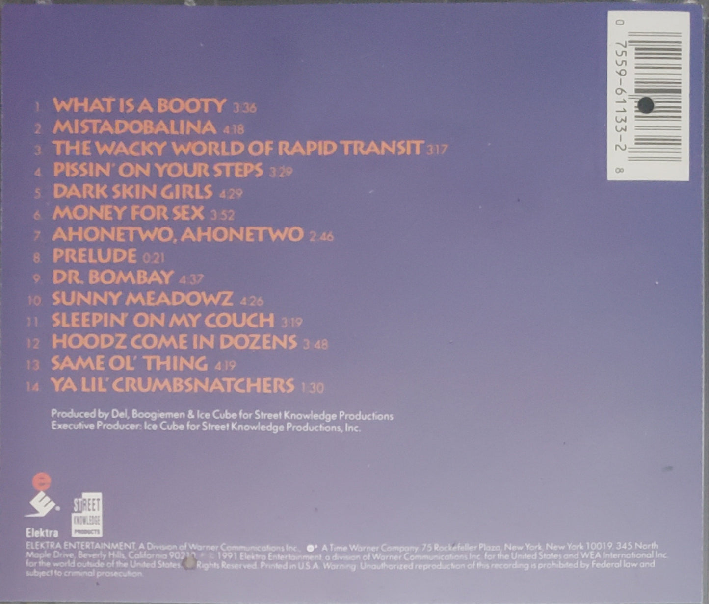 Del The Funky Homosapien"I Wish My Brother George Was Here" (CD)VINTAGE