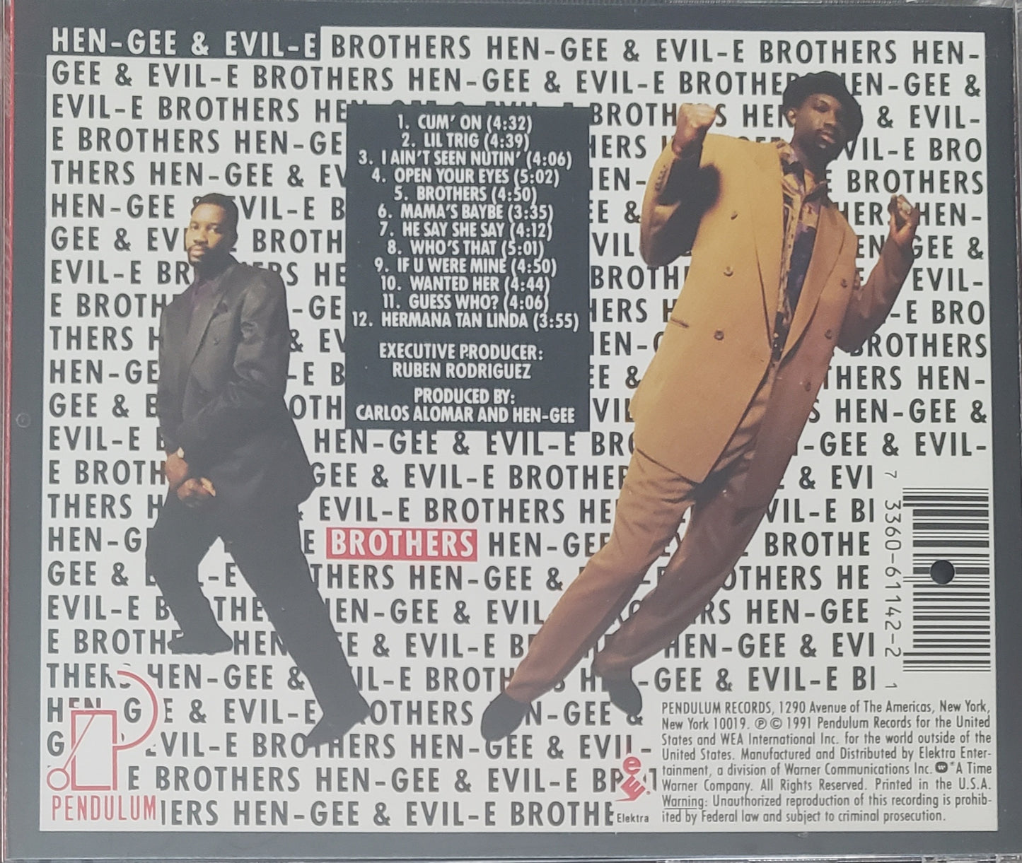 HEN-GEE & EVIL-E: Brothers (CD) VINTAGE-RARE!!!