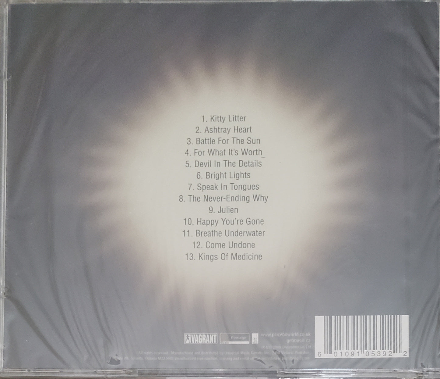 PLACEBO "Battle For The Sun" (CD Album)