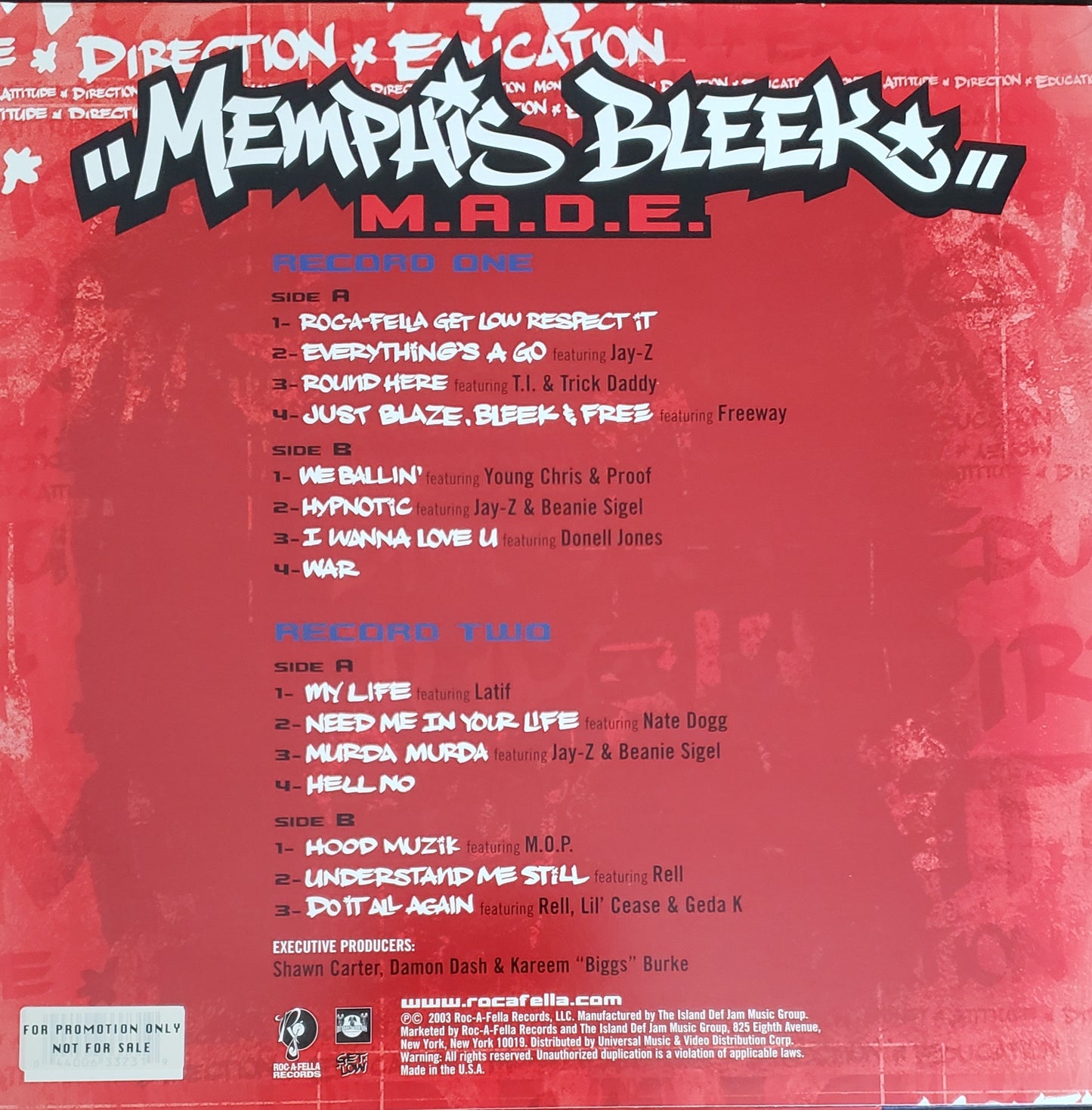 MEMPHIS BLEEK "M.A.D.E."(2X LP Vinyl)