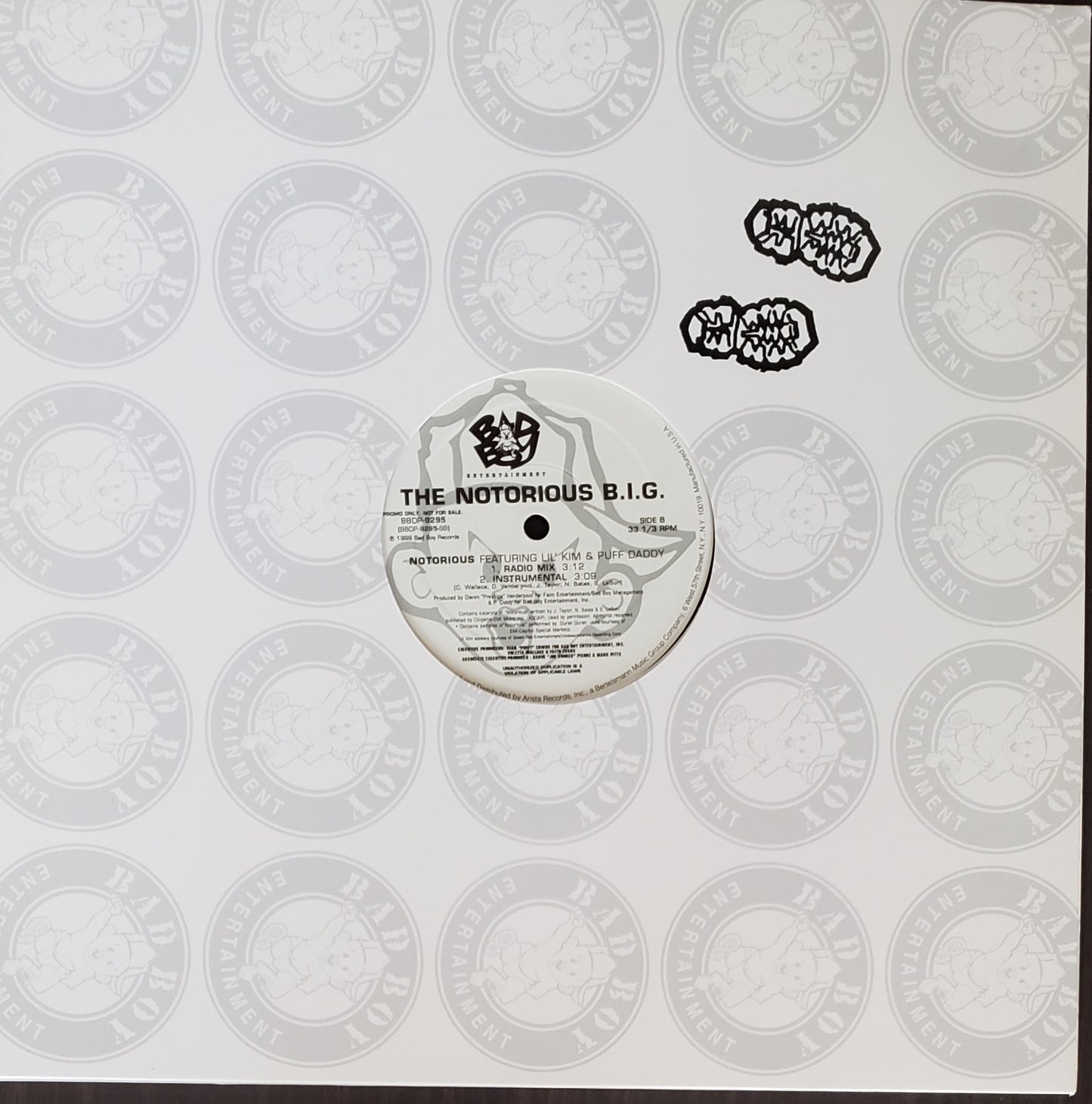 The Notorious B.I.G. "Notorious" ( 12" Vinyl Record ) RARE!!