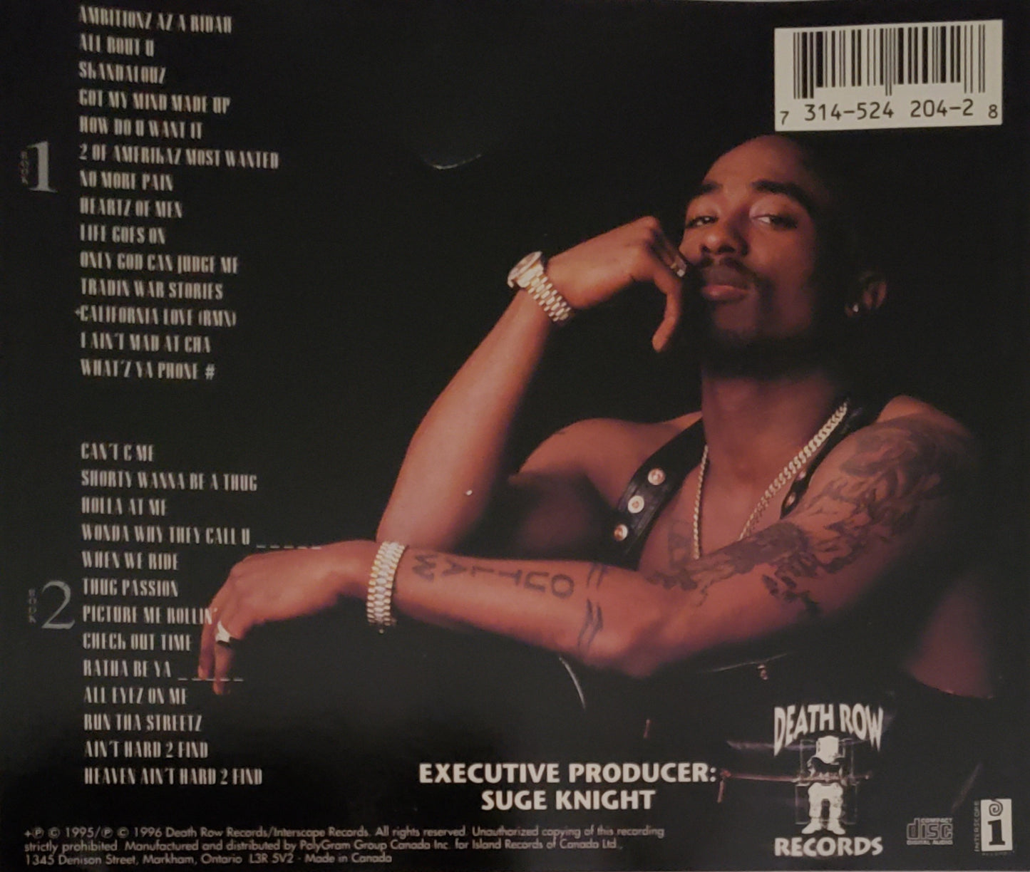 2PAC "All Eyes on Me" (2 CD Album)