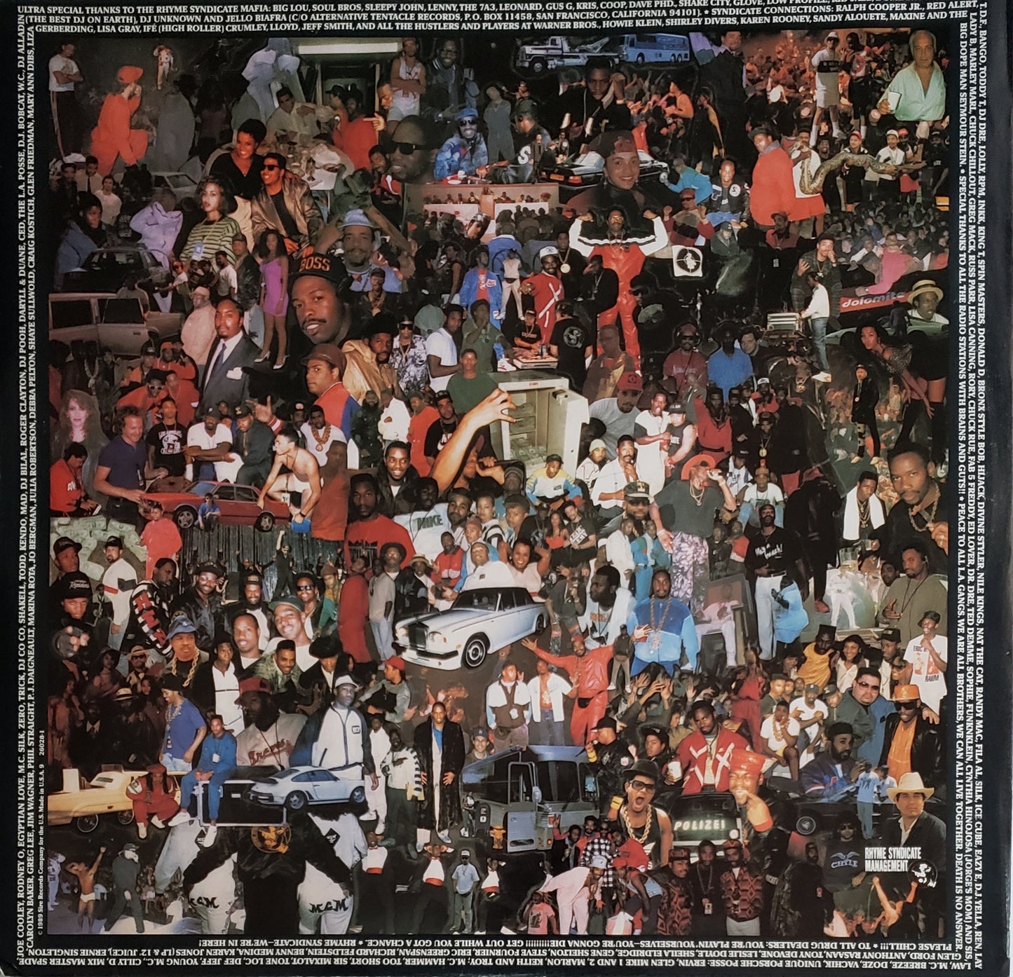 ICE-T "The Iceburg / Freedom Of Speech"Just Watch What You Say (LP Vinyl Album)Vintage!!