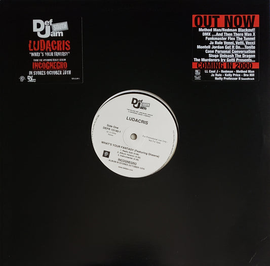 LUDACRIS "What's Your Fantasy/Get Off Me" (12"Vinyl)