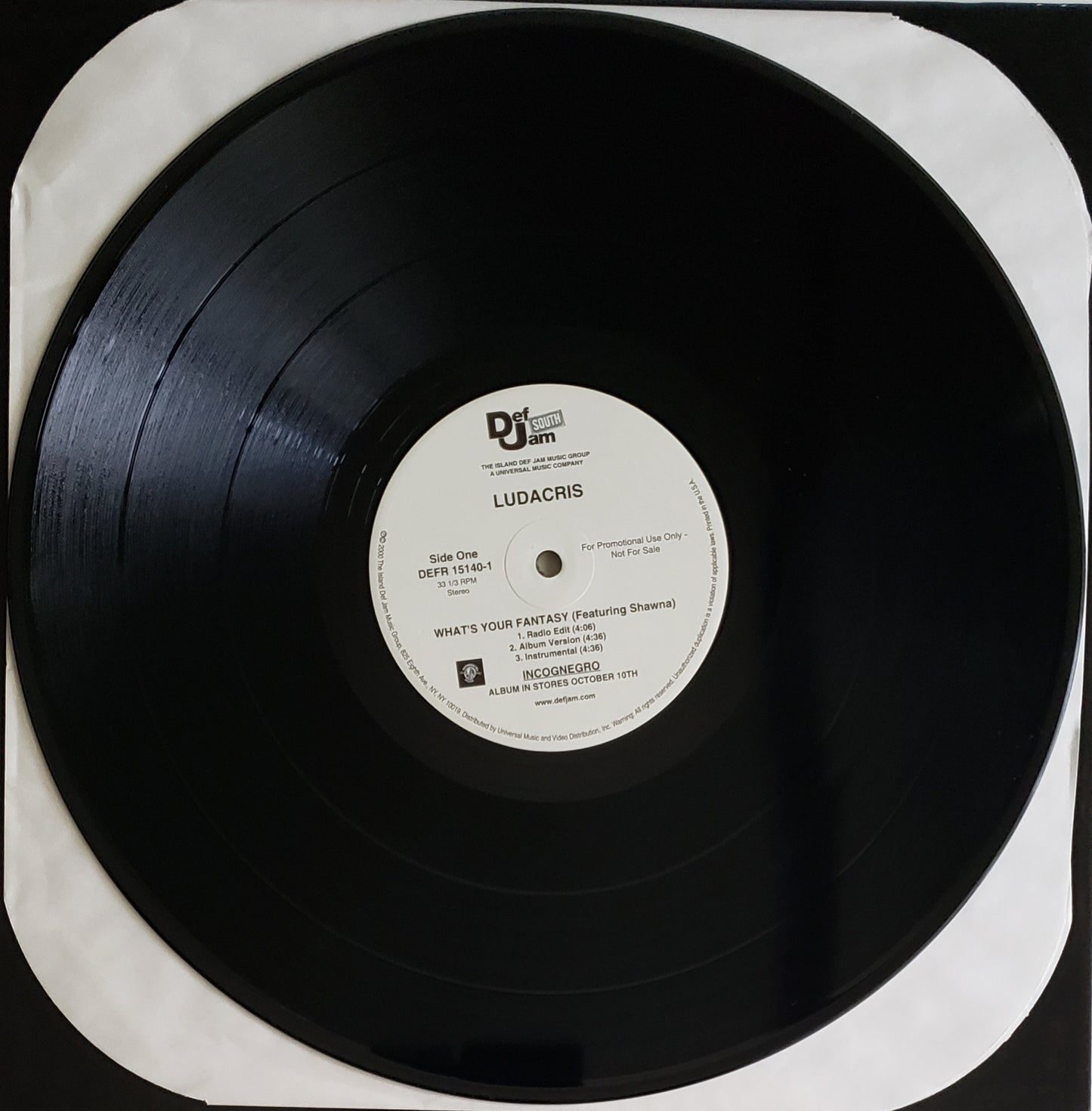 LUDACRIS "What's Your Fantasy/Get Off Me" (12"Vinyl)
