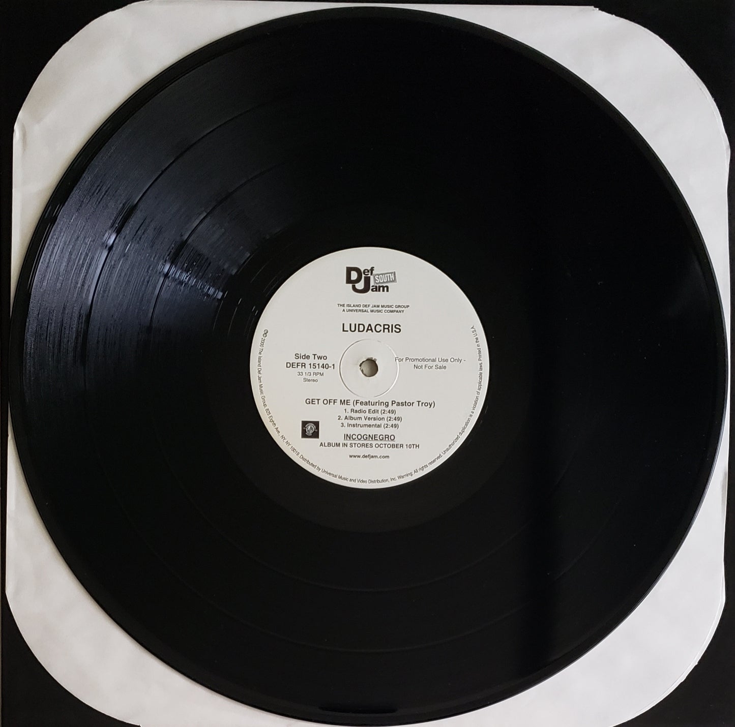 LUDACRIS "What's Your Fantasy/Get Off Me" (12"Vinyl)
