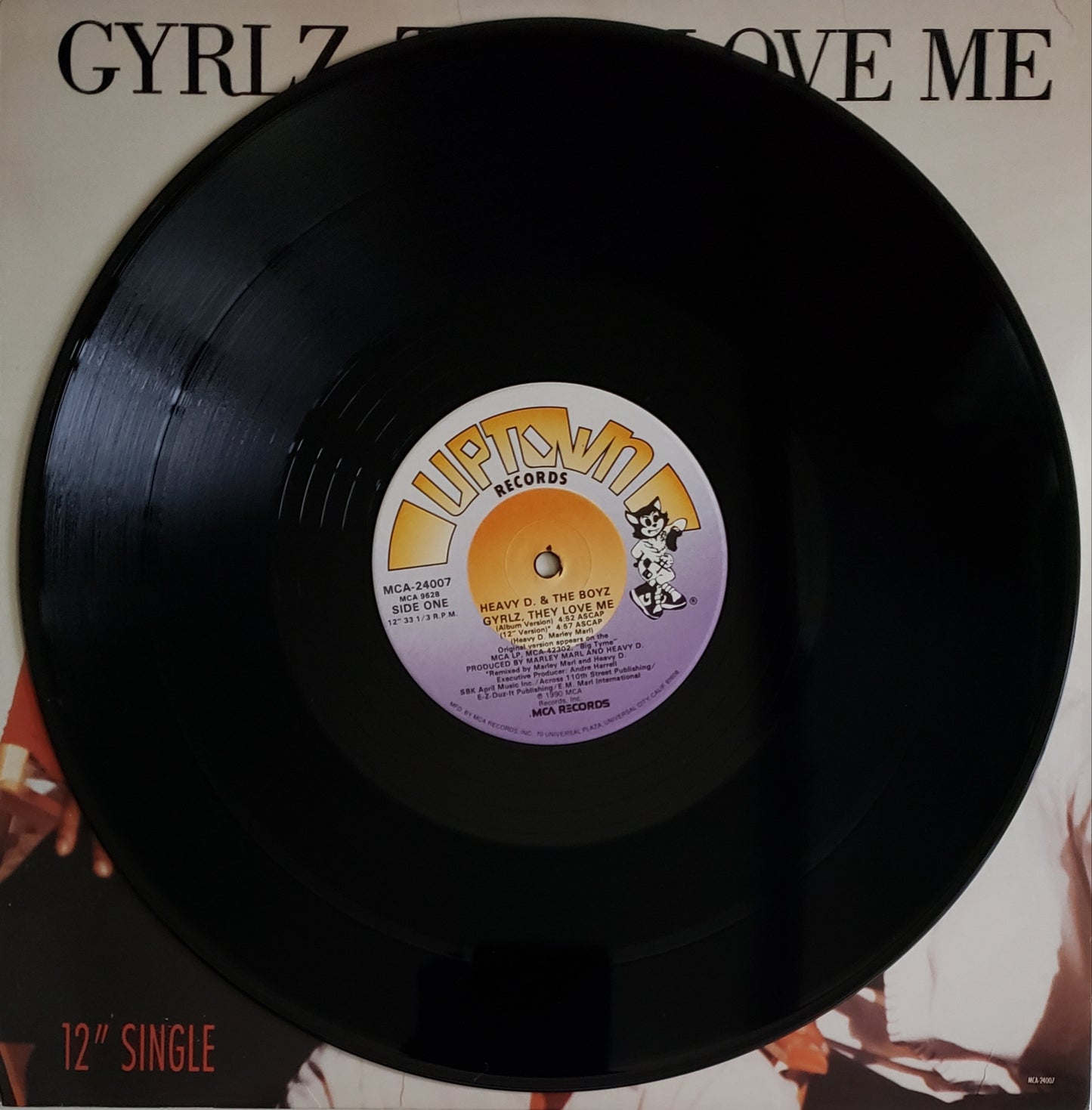 Heavy D. & The Boyz " Girlz They Love Me" (12 ”Vinyl) VINTAGE