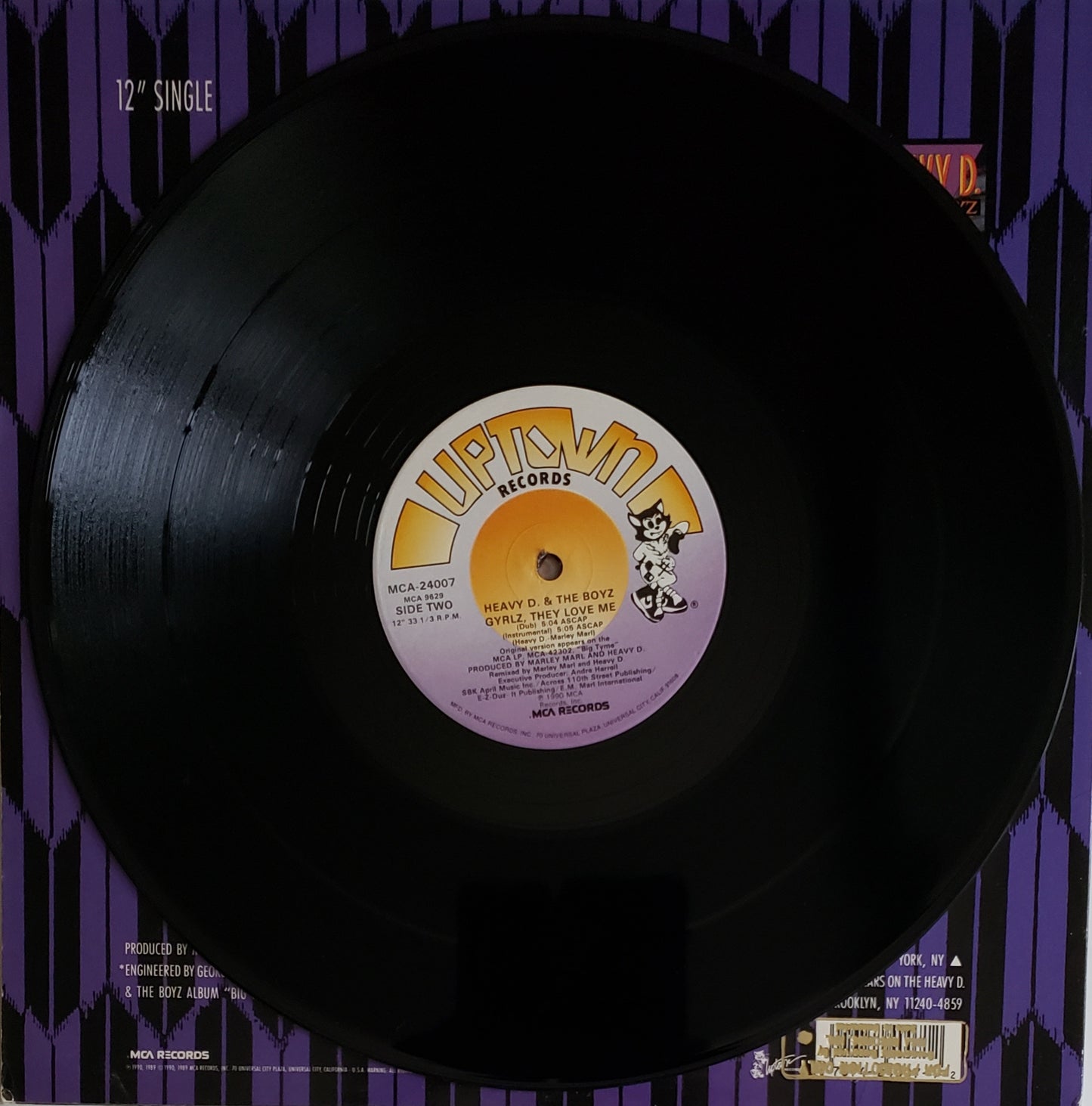 Heavy D. & The Boyz " Girlz They Love Me" (12 ”Vinyl) VINTAGE