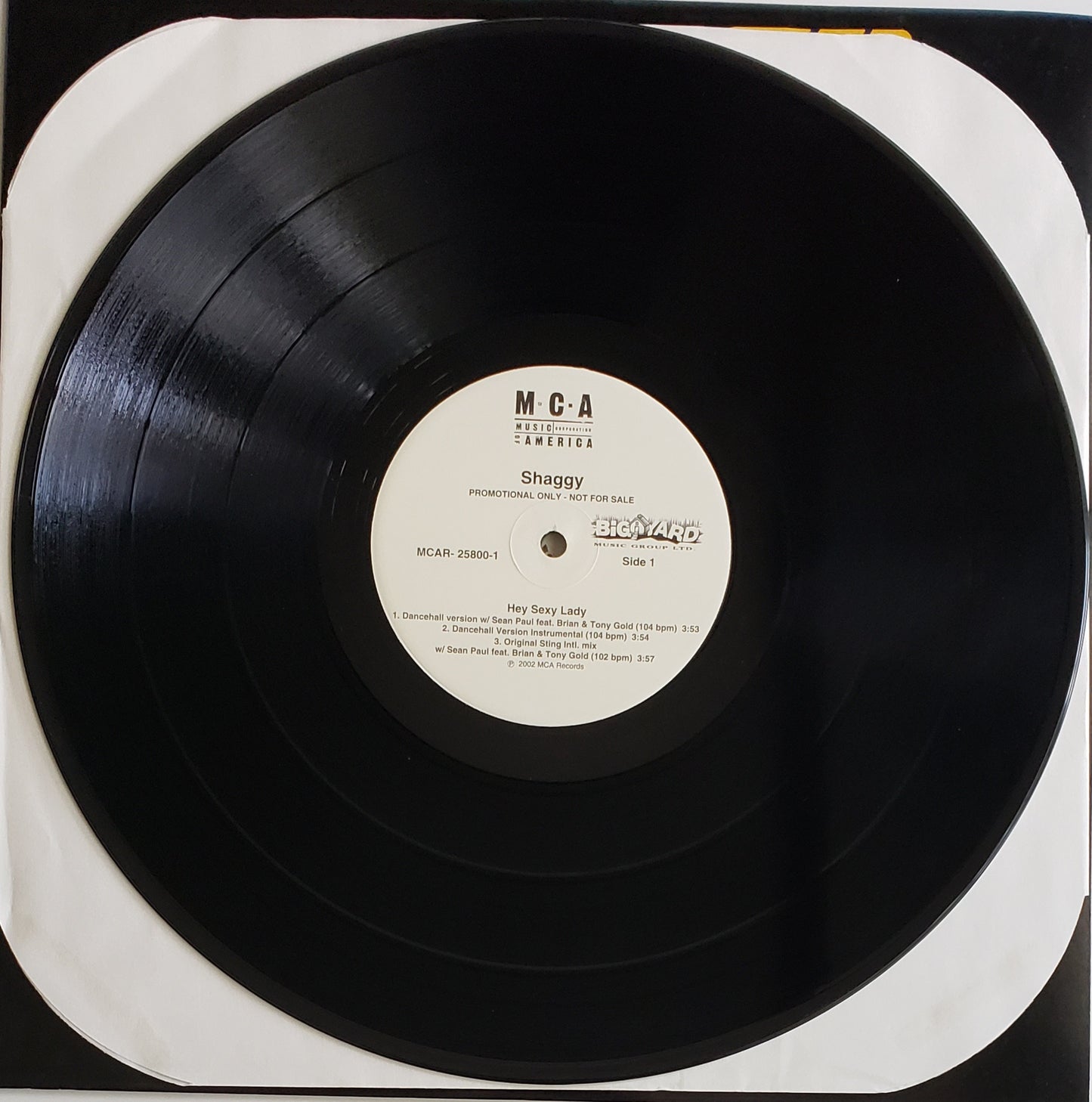 SHAGGY "Hey Sexy Lady/Put It On Me (12"Vinyl) ORIGINAL!!
