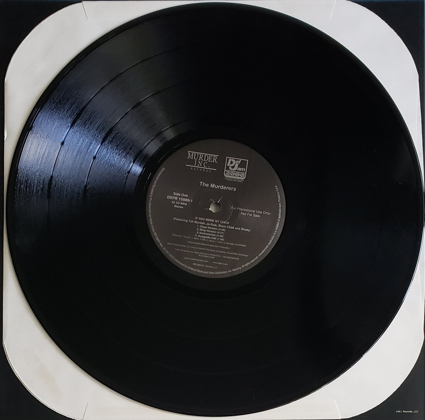 The Murderers "If You Were My Chick/Somebody's Gonna Die Tonight" (12' Vinyl)