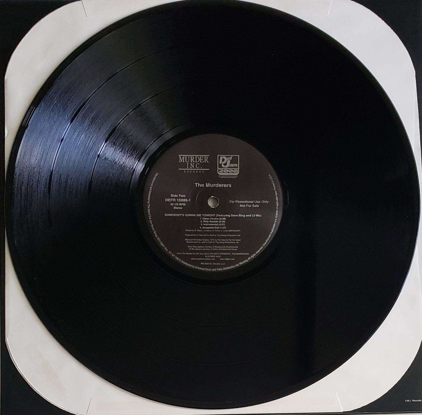 The Murderers "If You Were My Chick/Somebody's Gonna Die Tonight" (12' Vinyl)