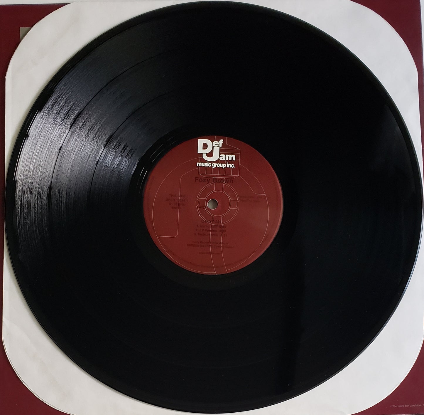 FOXY BROWN "OH YEAH / B.K ANTHEM" (12" VINYL)VINTAGE-ORIGINAL!!