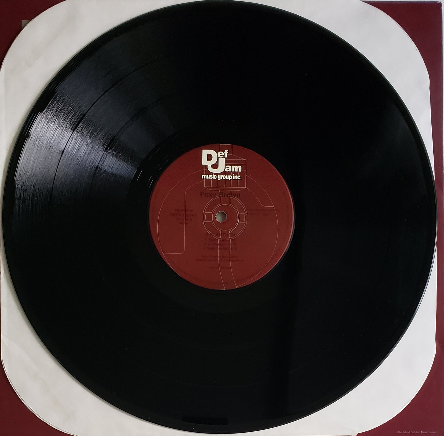 FOXY BROWN "OH YEAH / B.K ANTHEM" (12" VINYL)VINTAGE-ORIGINAL!!