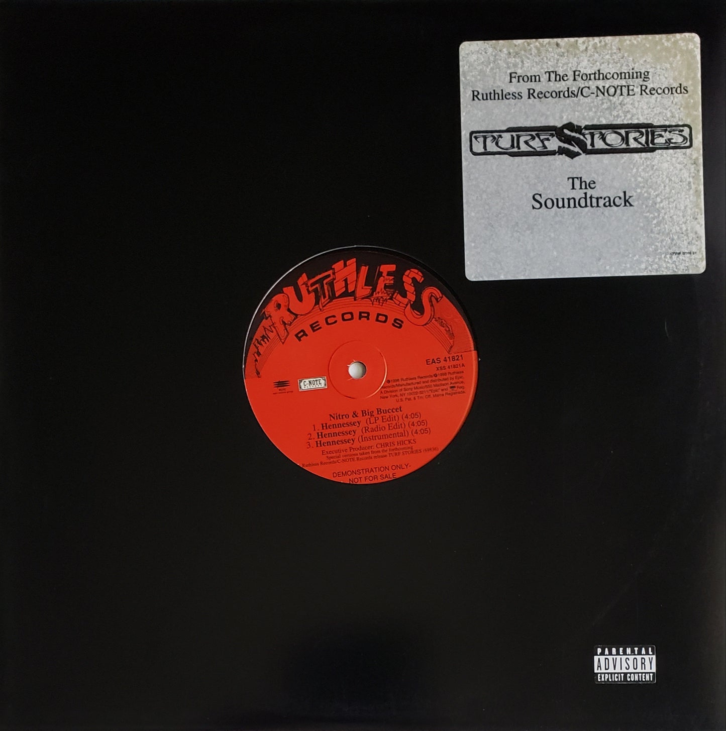 Nitro & Big Buccet / DMX & Yukmouth feat. Dragon* - Hennessey / Ryde Or Die (12" Vinyl)