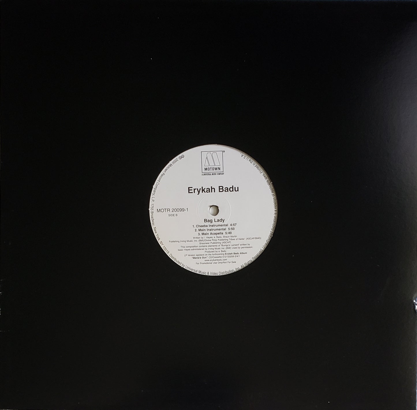 Erykah Badu "Bag Lady" (12"Vinyl)