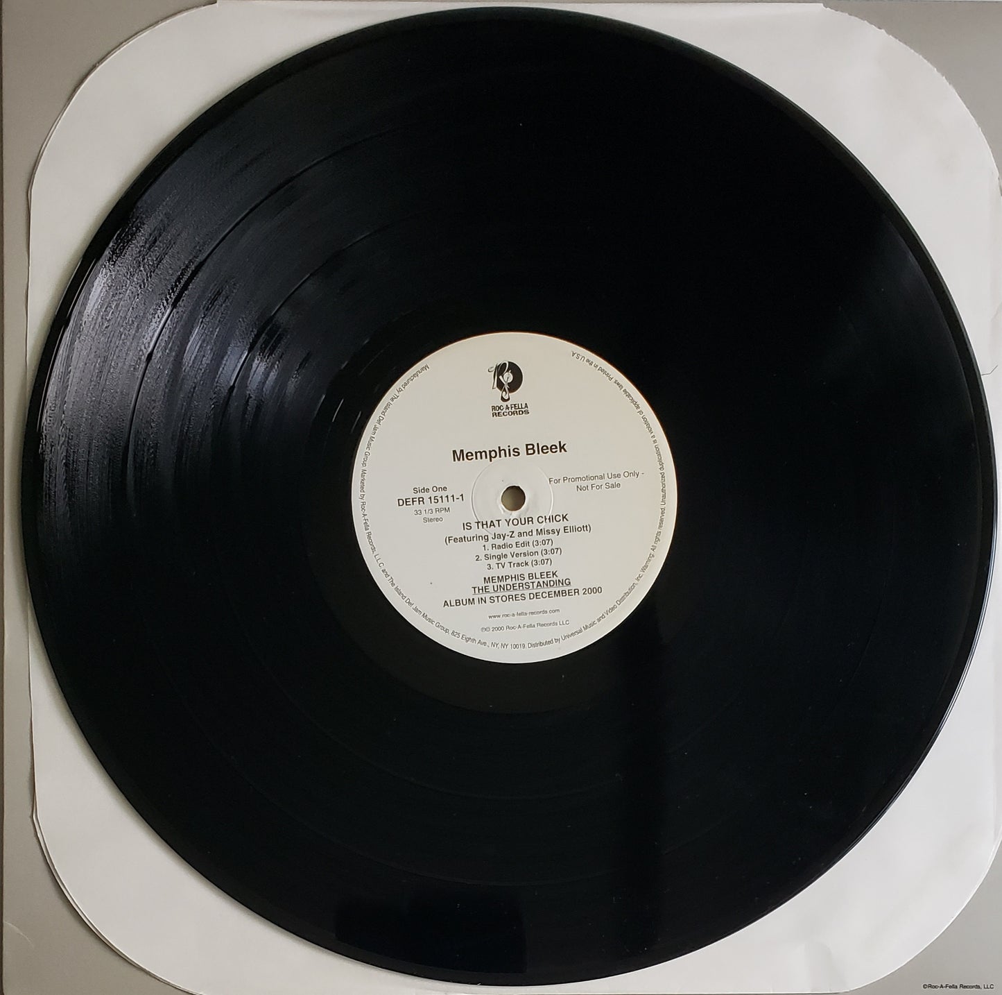 Memphis Bleek featuring Jay-Z Missy Elliot" Is That Your Chick" (12" Vinyl)ORIGINAL!1