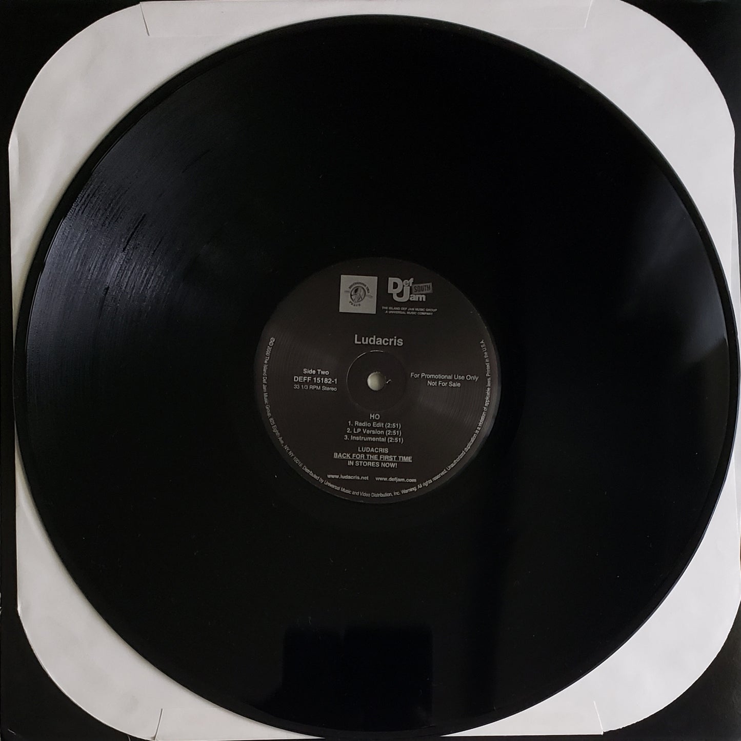 LUDACRIS "What's Your Fantasy REMIX/Ho" (12"Vinyl)