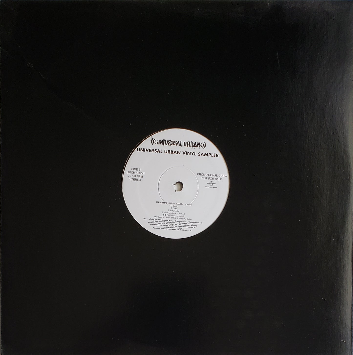 Universal Urban Vinyl Sampler/Mr Cheeks,Ludacris "Fatty Girl /Lights, Camera, Action!" (12" Vinyl)