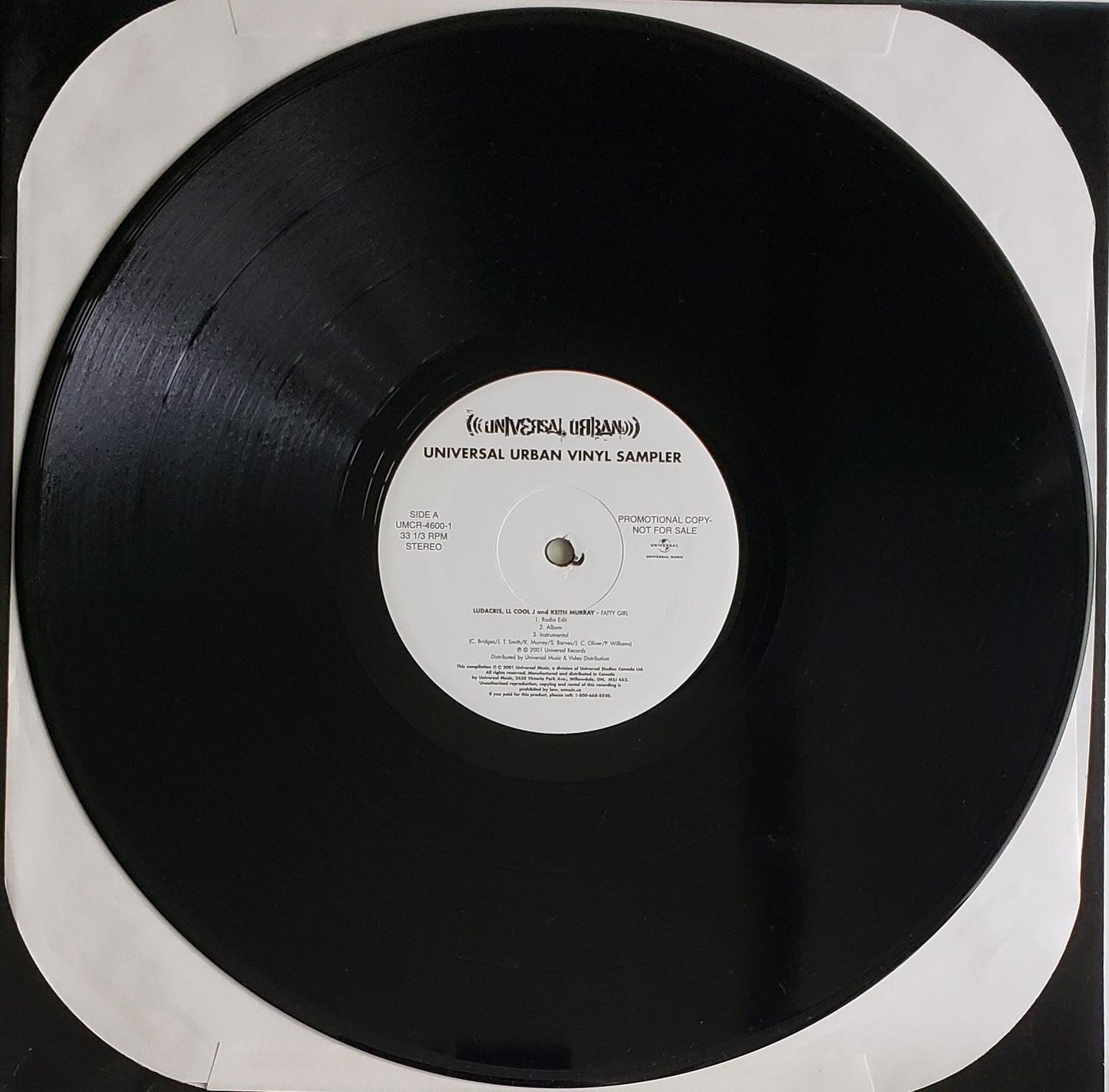 Universal Urban Vinyl Sampler/Mr Cheeks,Ludacris "Fatty Girl /Lights, Camera, Action!" (12" Vinyl)