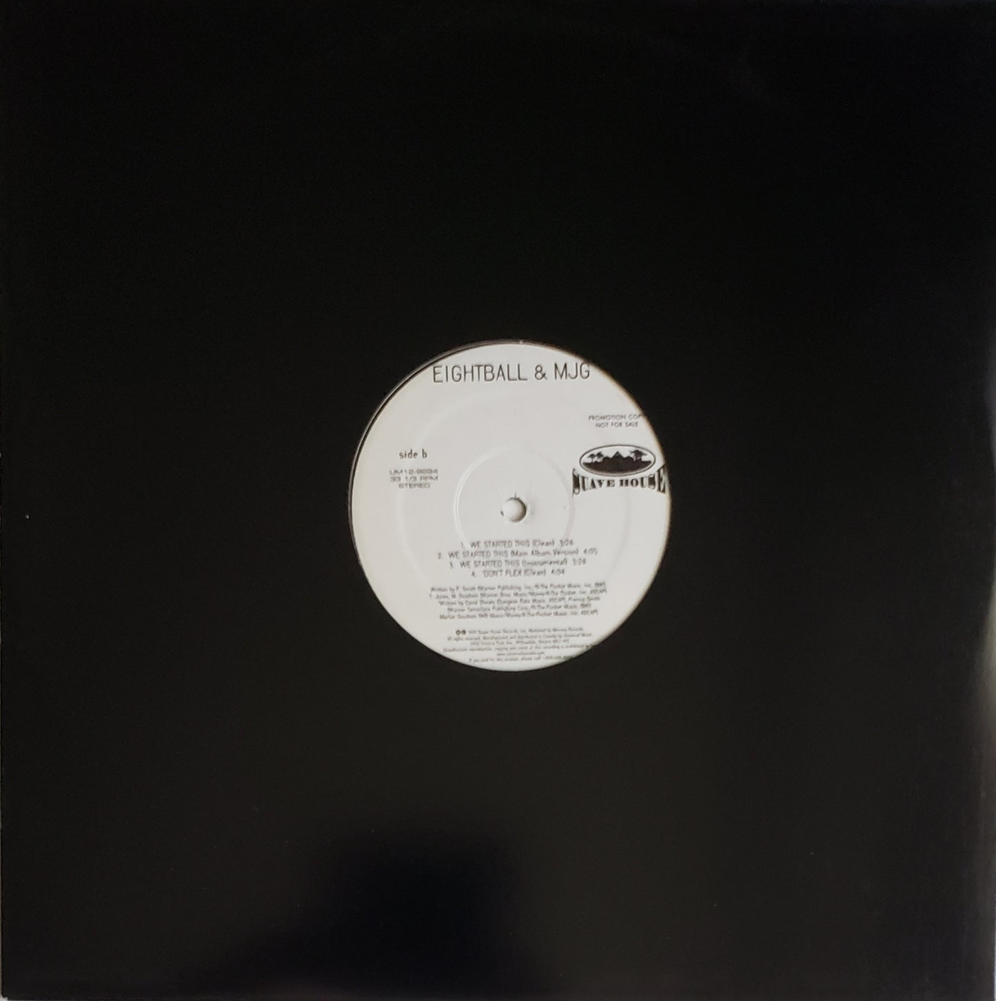 B.G./Eightball & M.J.G. "Bling Bling/Cash Money Is An Army/We Started This/Don't Flex (12" LP))