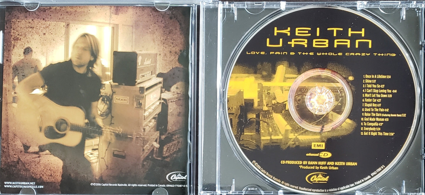 Keith Urban "Love, Pain & the Whole Crazy Thing" (CD)