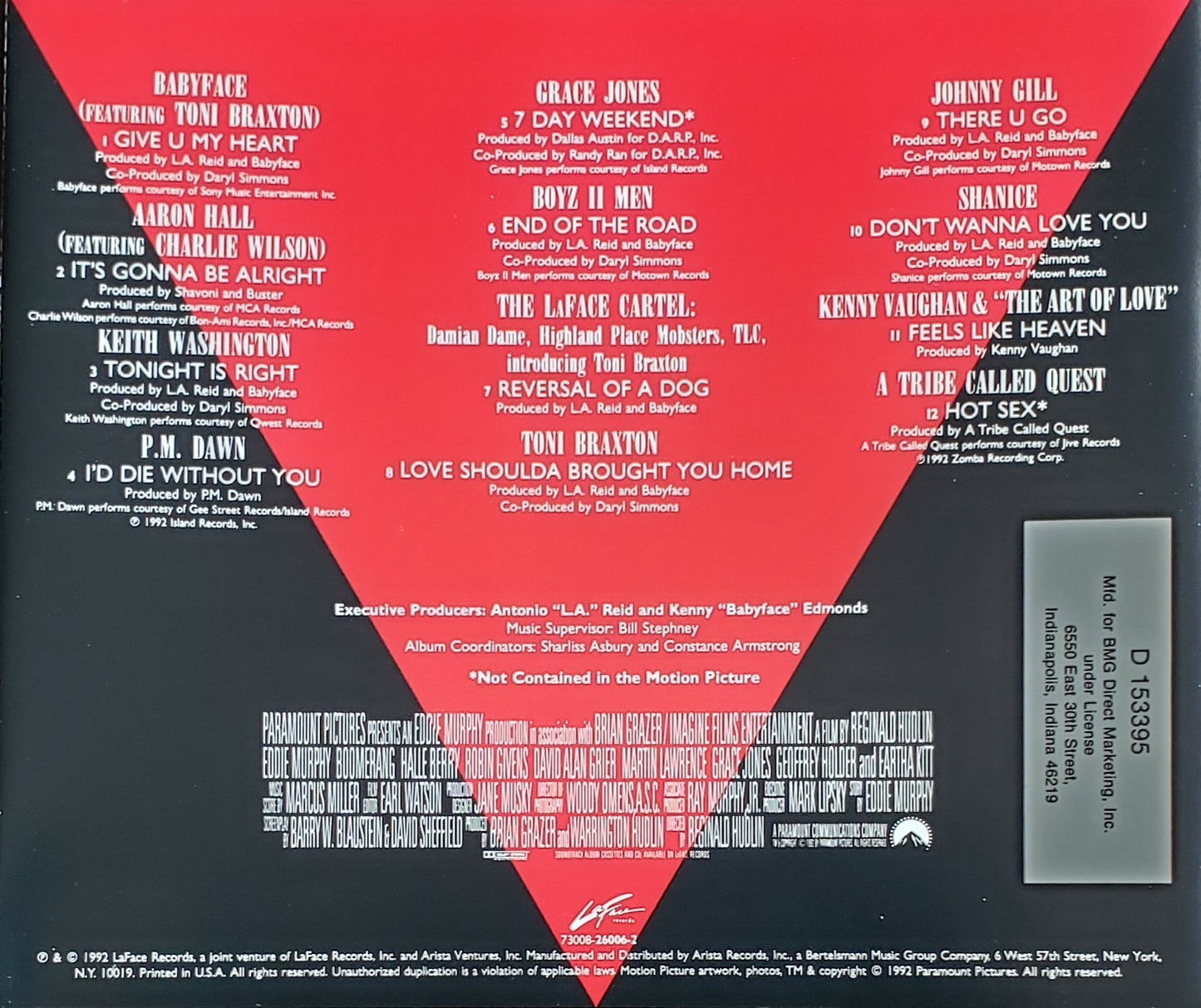 Boomerang:"Original Soundtrack Album" (Audio CD)