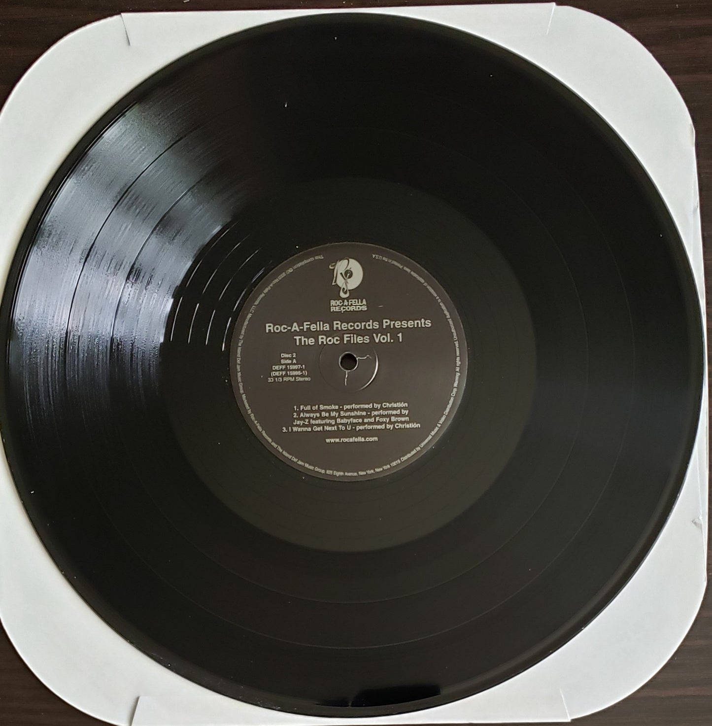 Roc-A-Fella Records Presents "The Roc Files Vol.1" (2X LP Vinyl Album)