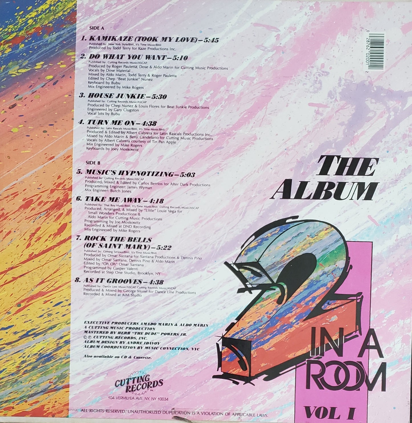 2 IN A ROOM "The Album Vol. 1" (Vinyl LP) Vintage House
