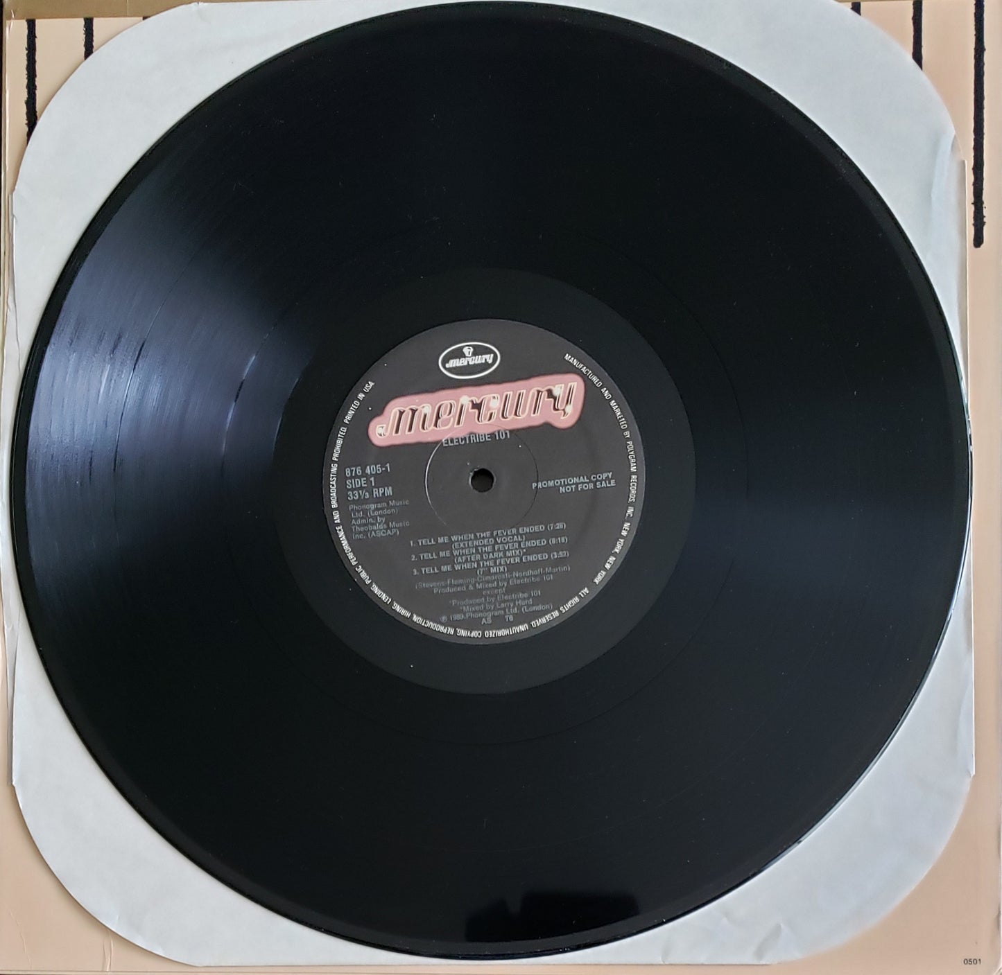ELECTRIBE 101~Tell Me When The Fever Ended (12" Vinyl) Vocal House