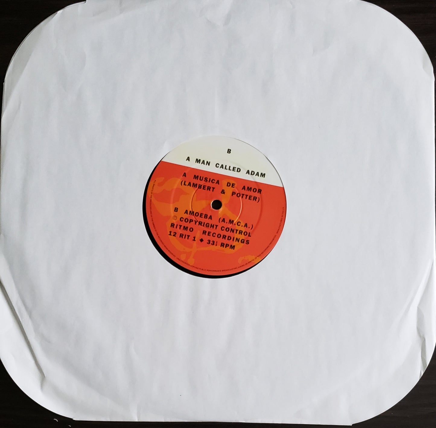 A Man Called Adam "Musica De Amor /Amoeba" (12"Vinyl) Vintage House-RARE!!