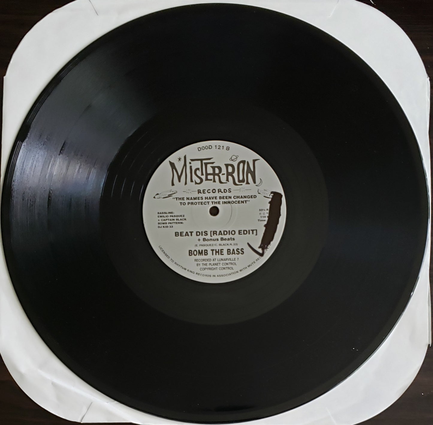 BOMB THE BASS / BEAT DIS (12" Vinyl) Vintage House-RARE!!