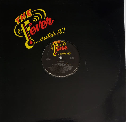 SANDEE "Notice Me"(12" VINYL) Vintage House/Dance