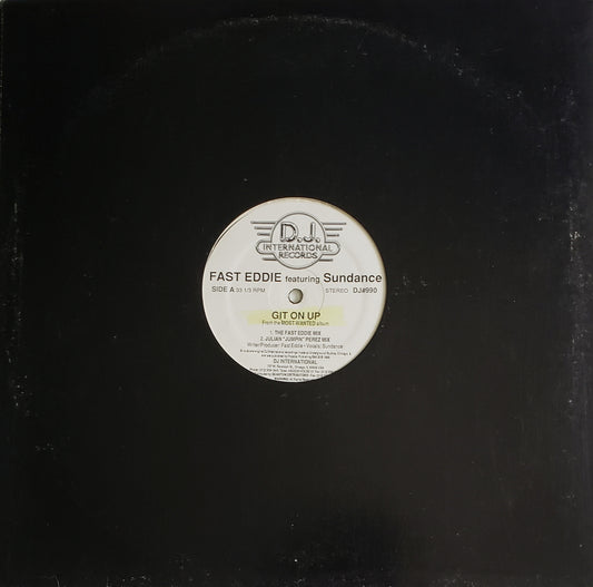 Fast Eddie Featuring Sundance/Git On Up (12"Vinyl)Vintage Hip-House