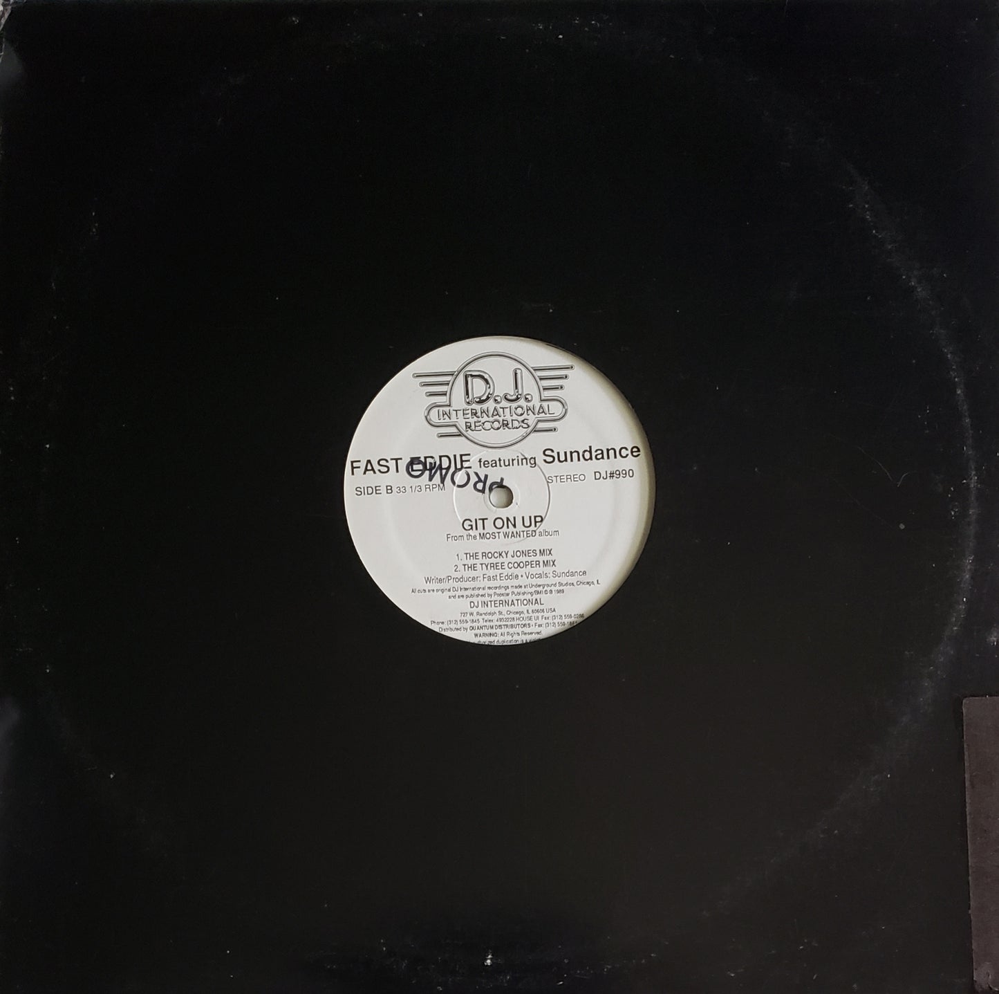 Tyree Featuring J.M.D. "Move Your Body" (12" Vinyl) Vintage Hip House